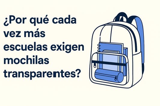 ¿Por qué cada vez más escuelas exigen mochilas transparentes?