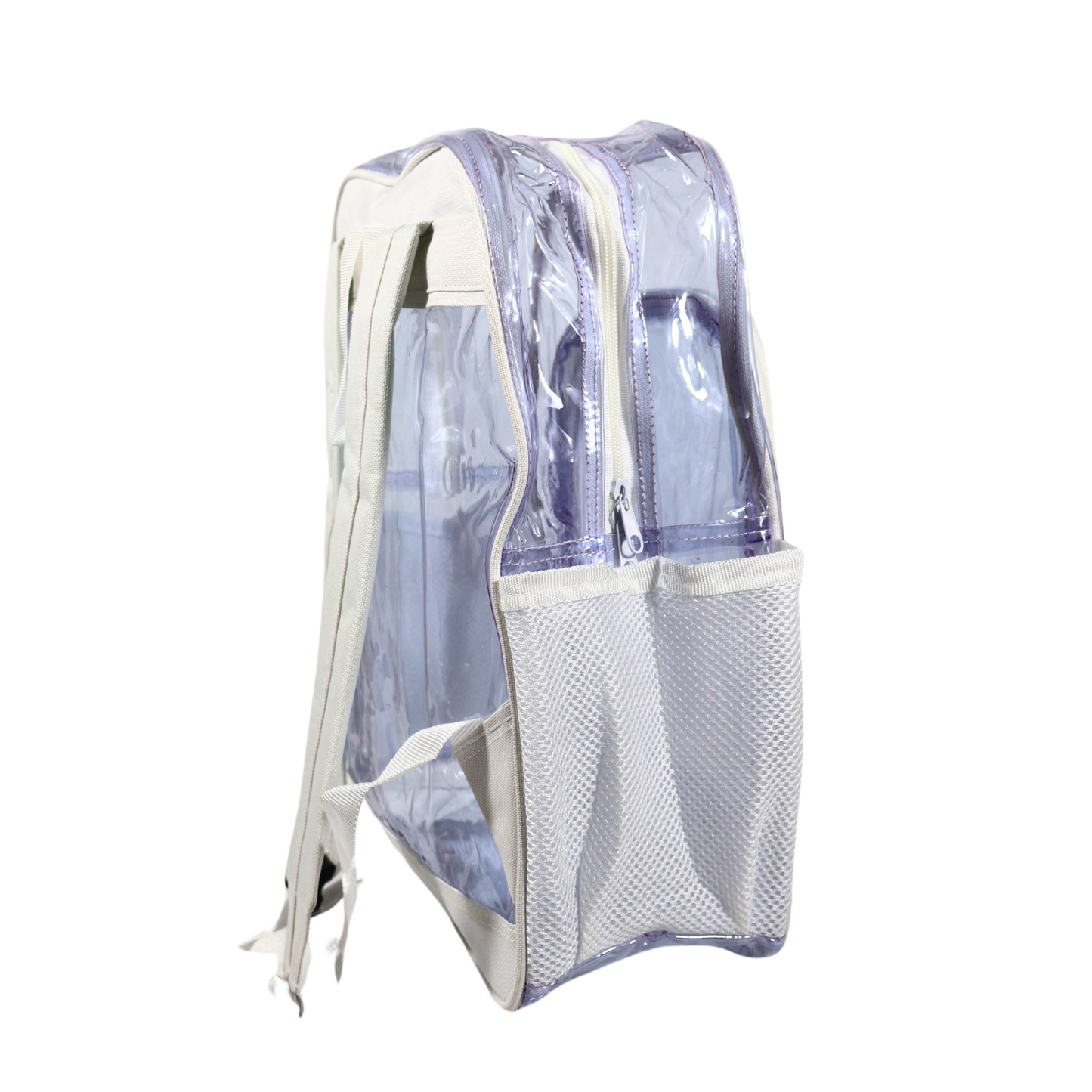 Mochila Transparente Modelo Mediano - Blanco