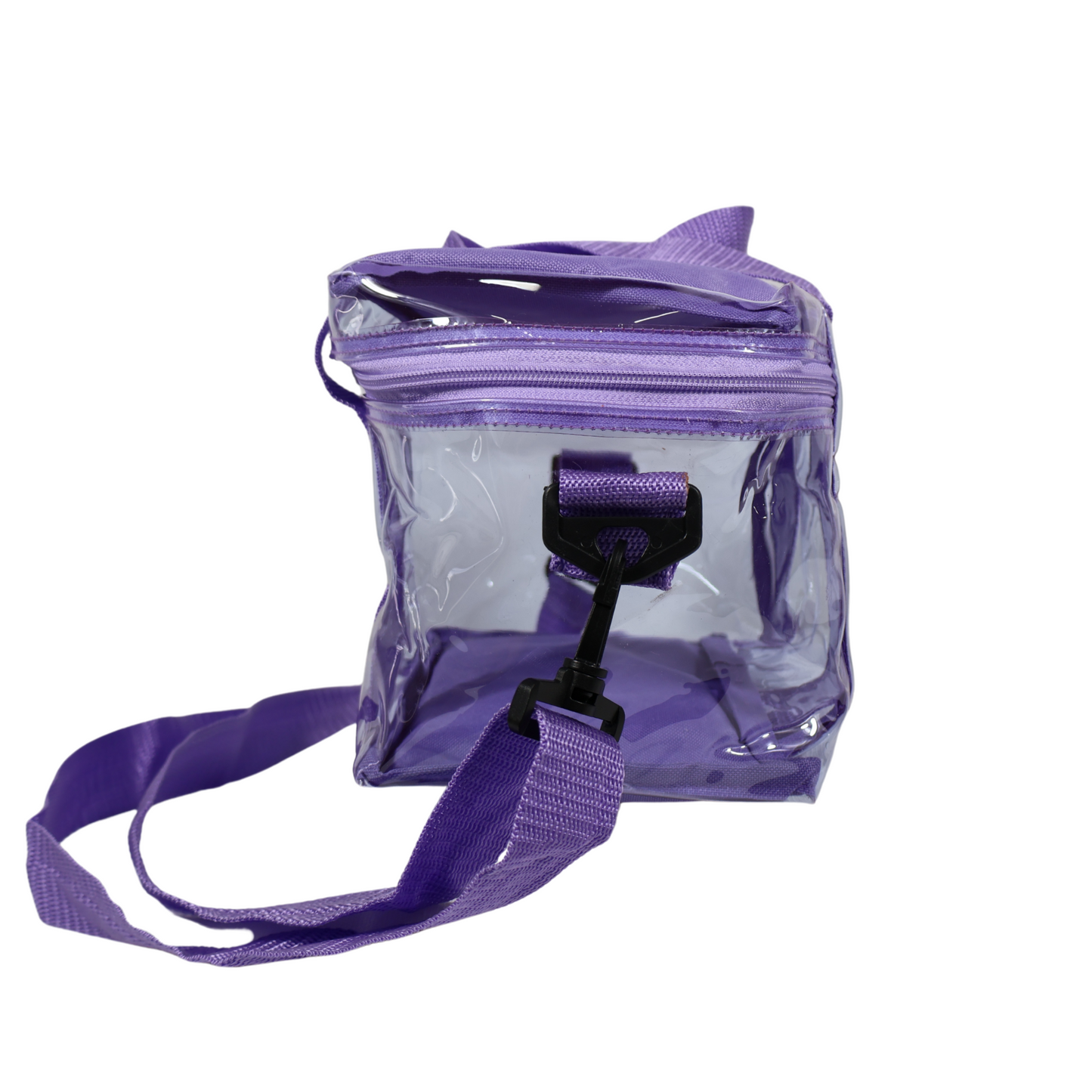 Lonchera Transparente Reforzada – Lila