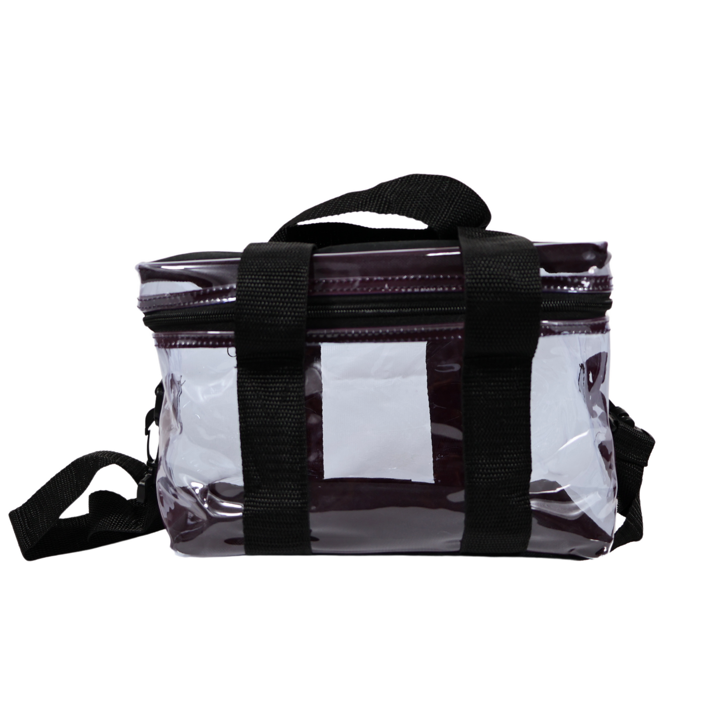 Lonchera Transparente Reforzada – Negro
