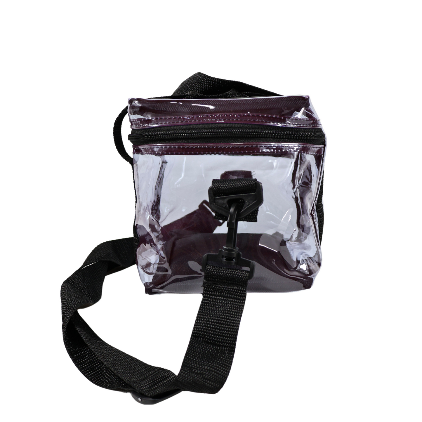 Lonchera Transparente Reforzada – Negro