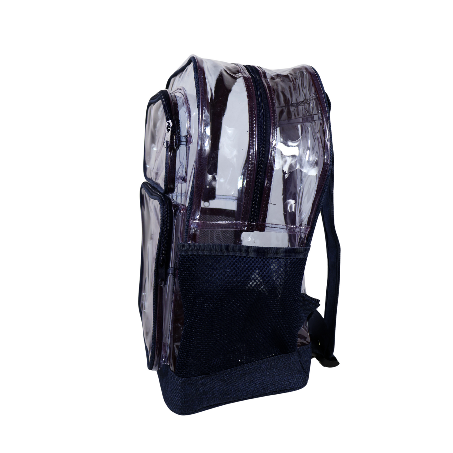 Mochila Transparente Lino Reforzada - Azul Marino