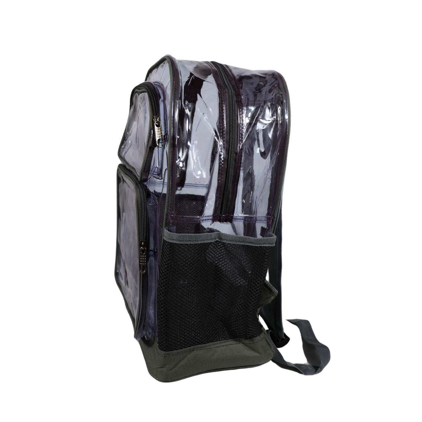 Mochila Transparente Reforzada - Gris