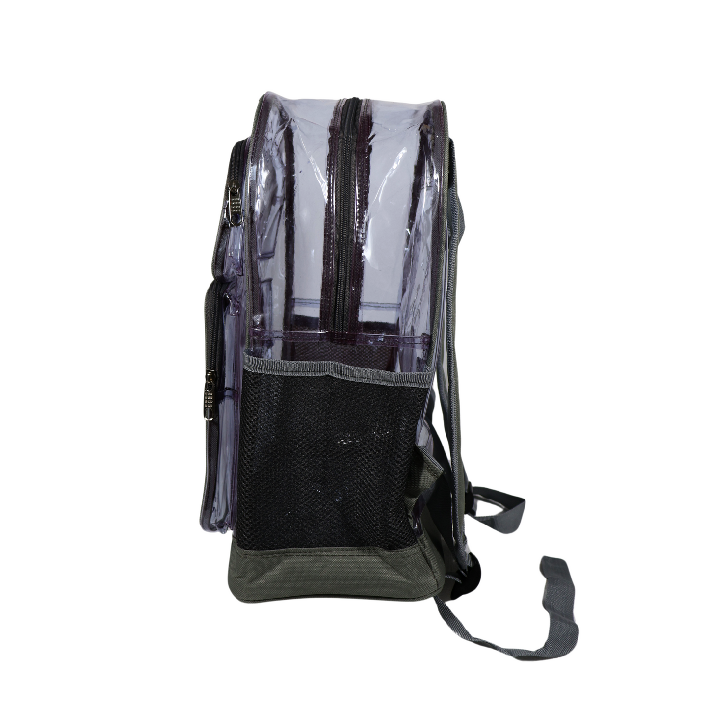 Mochila Transparente Reforzada - Gris