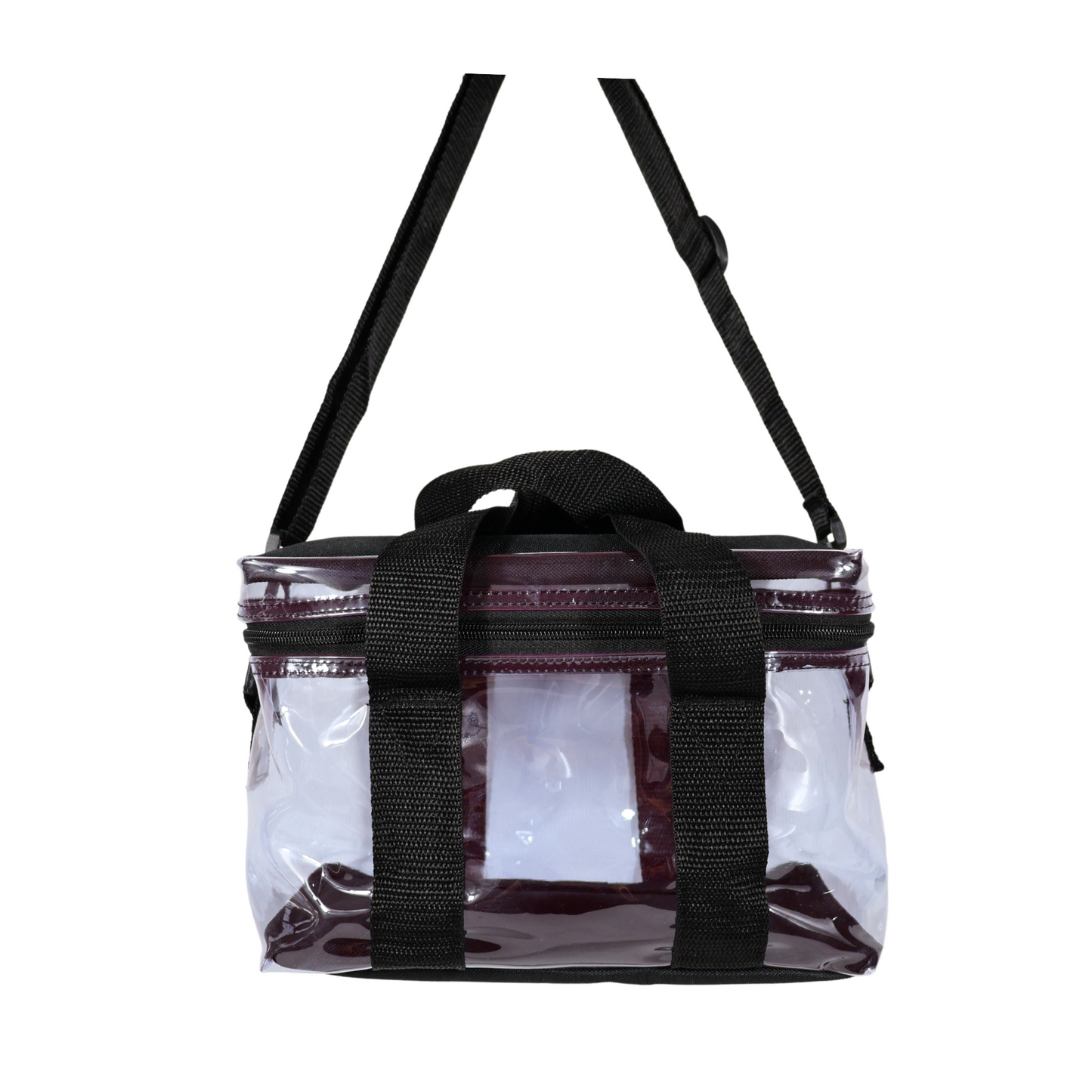 Lonchera Transparente Reforzada – Negro