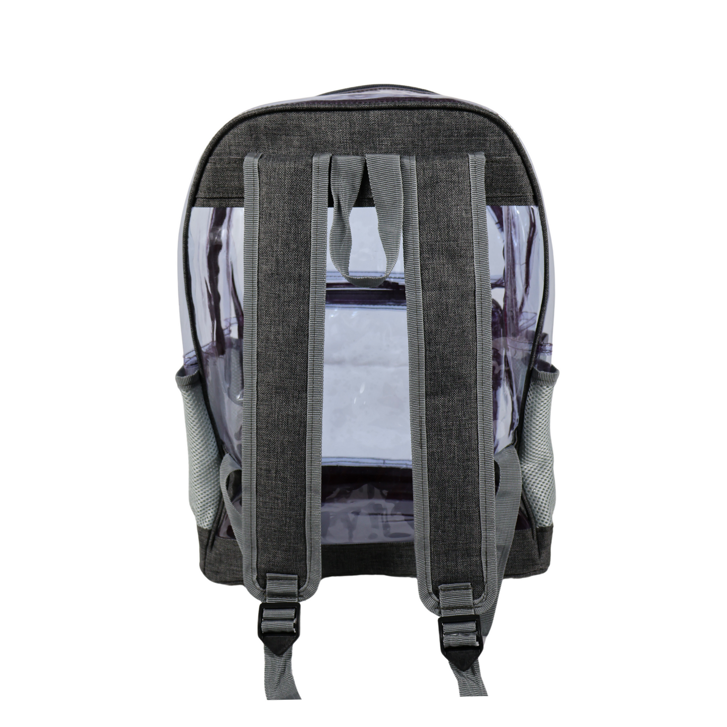 Mochila Transparente Lino Reforzada - Gris