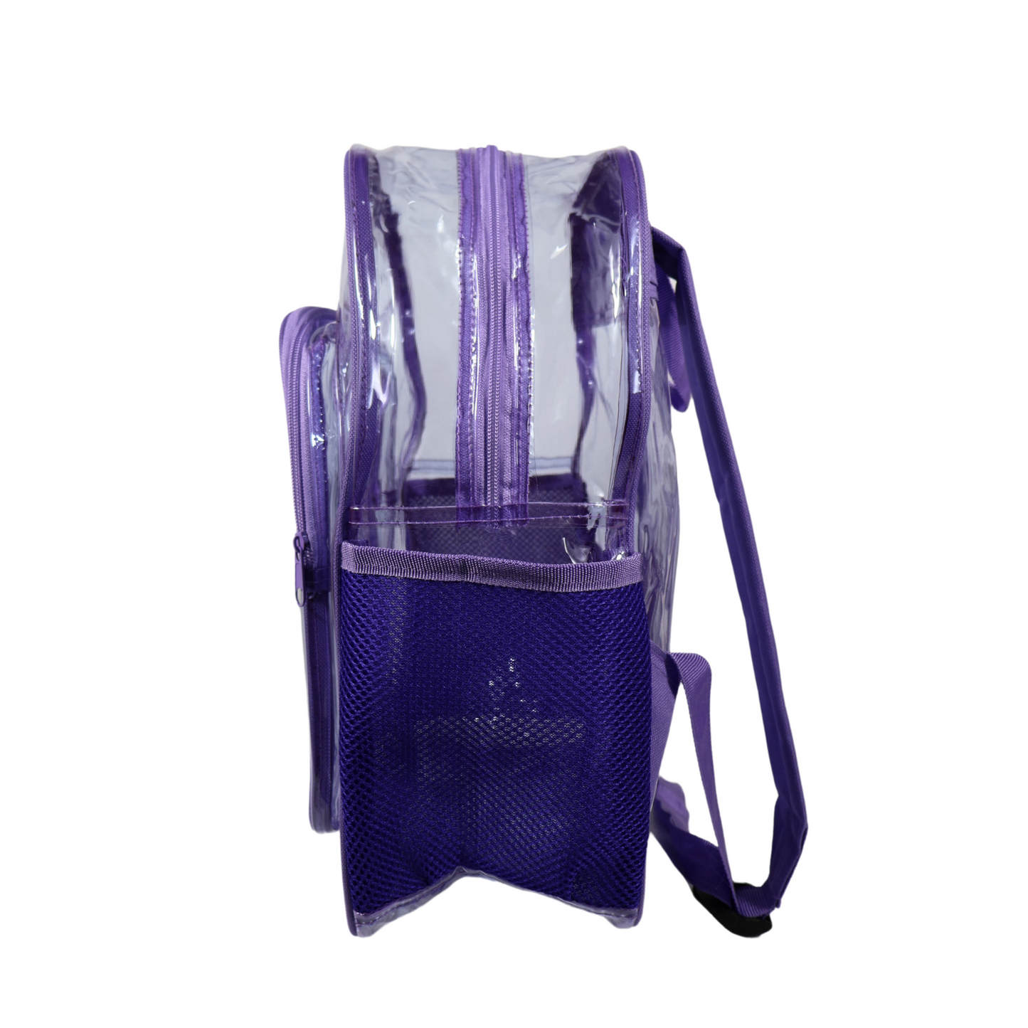 Mochila Transparente Modelo Mediano - Lila