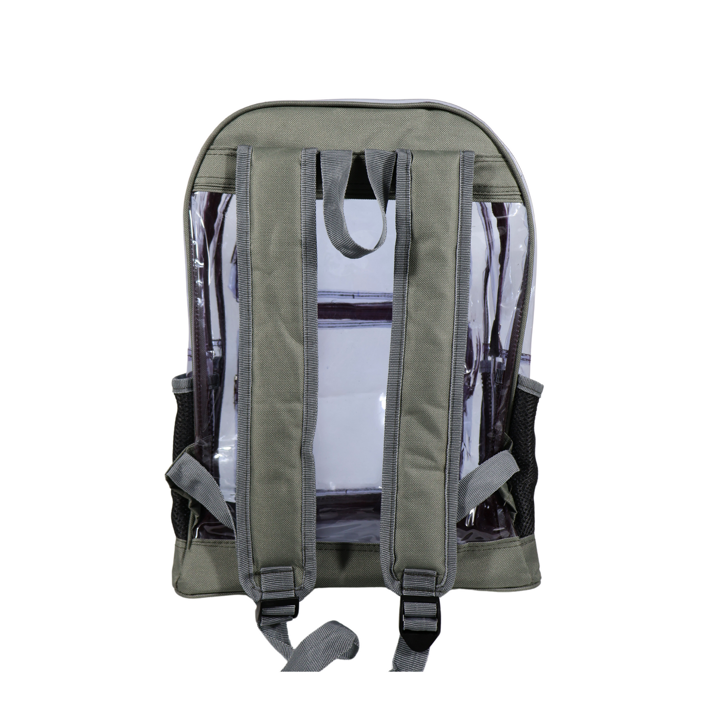 Mochila Transparente Reforzada - Gris