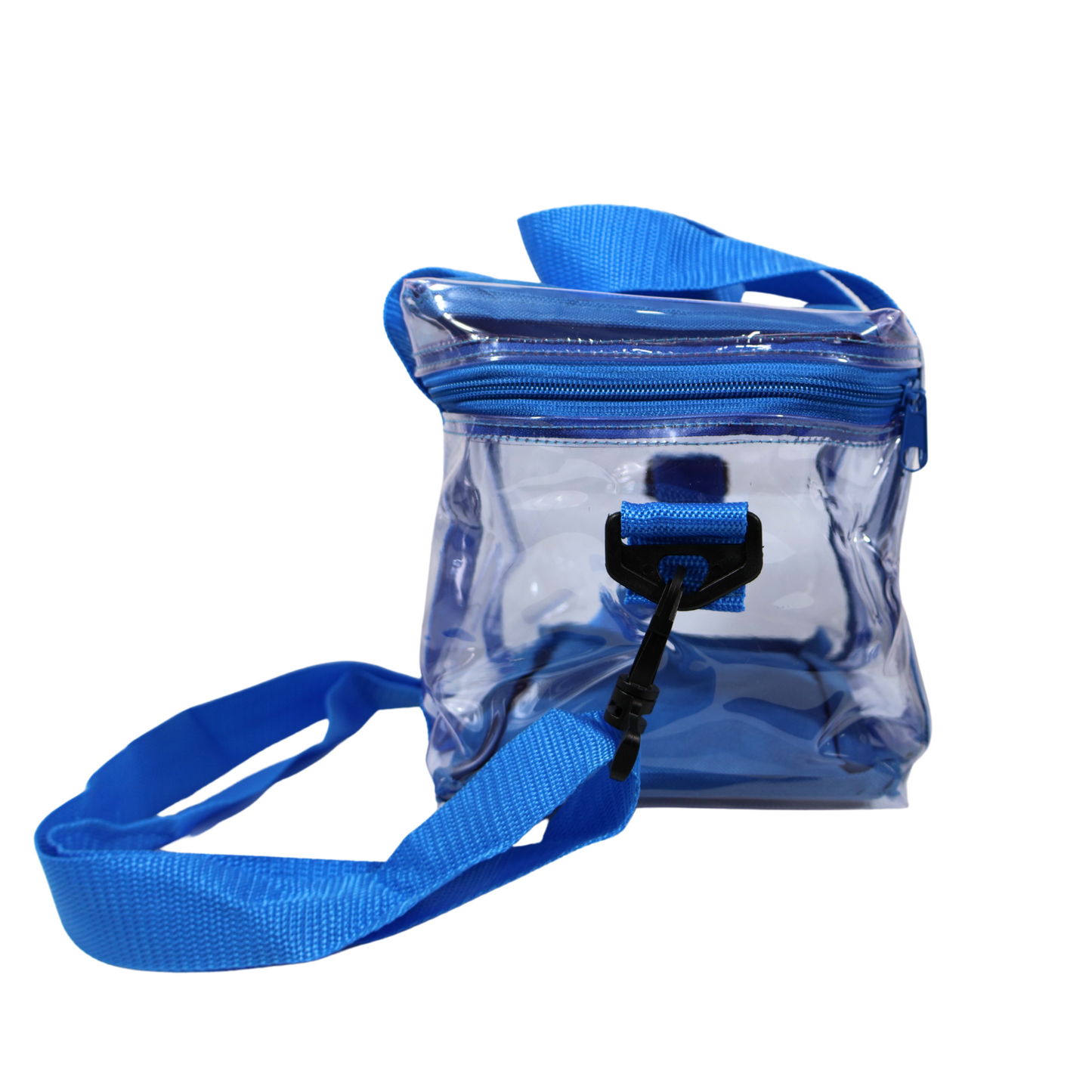Lonchera Transparente Reforzada – Azul Rey