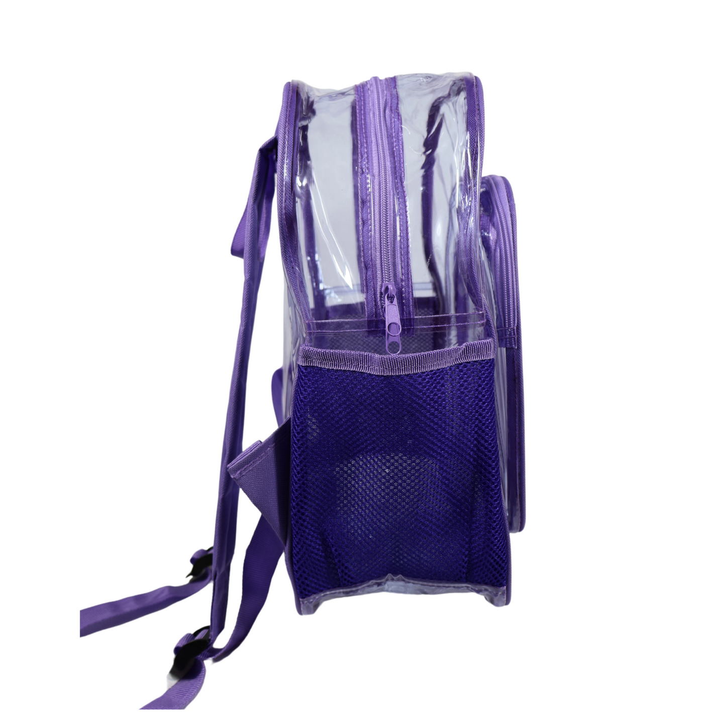 Mochila Transparente Modelo Mediano - Lila