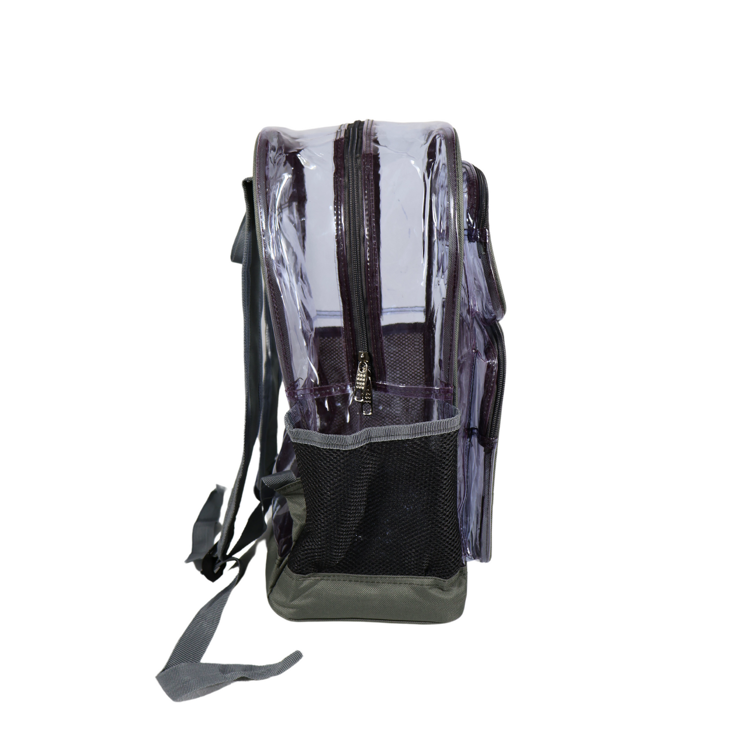Mochila Transparente Jumbo Reforzada- Gris