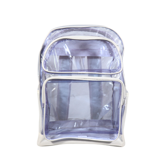 Mochila Transparente Jumbo Reforzada- Blanco