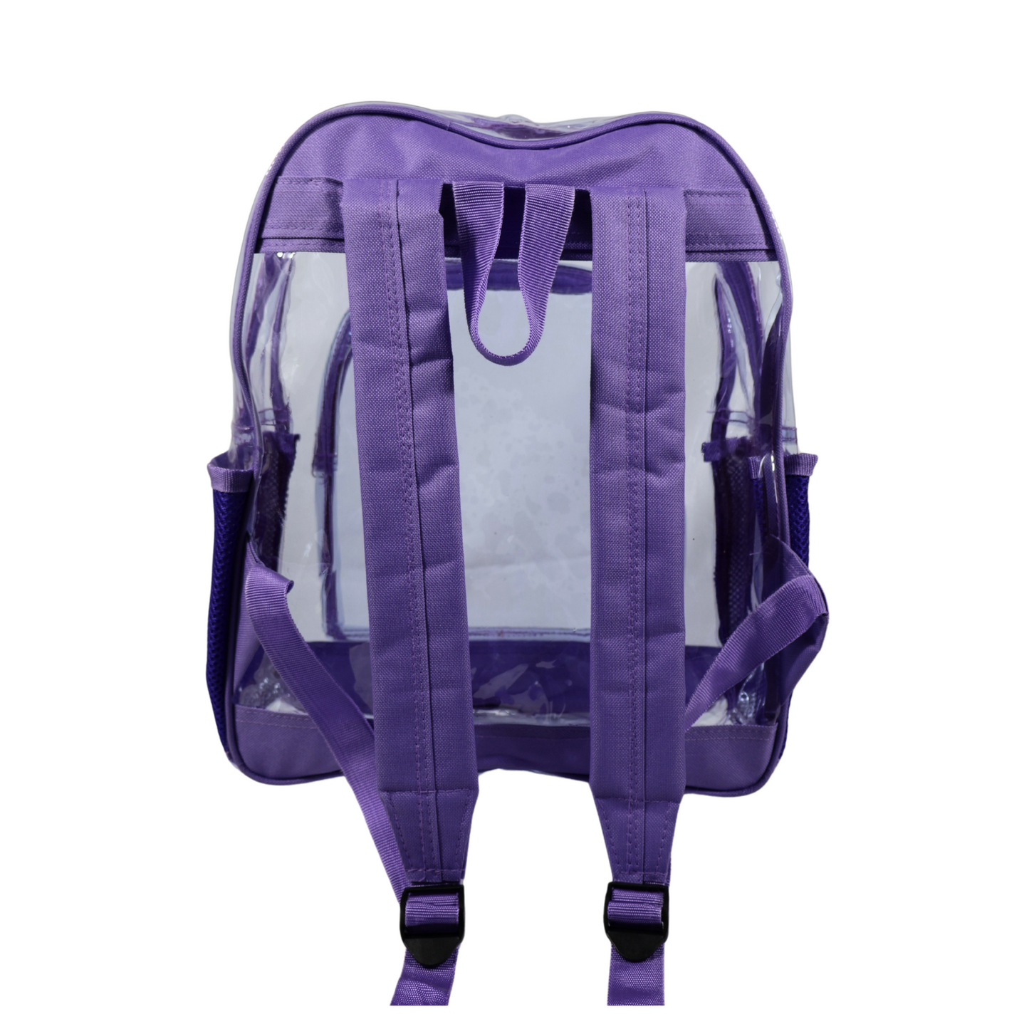 Mochila Transparente Modelo Mediano - Lila