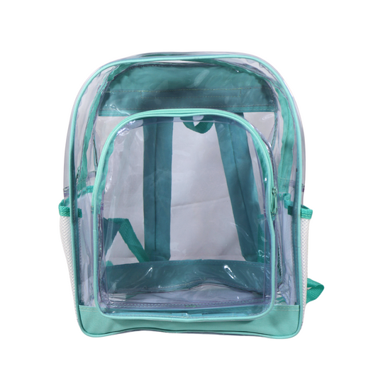 Mochila Transparente Modelo Mediano - Menta