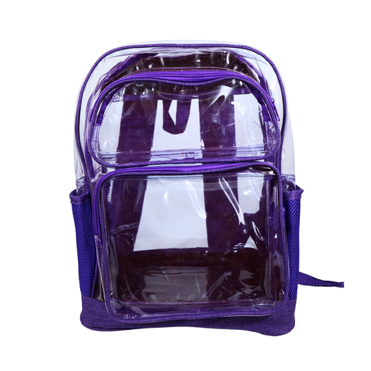 Mochila Transparente Lino Reforzada - Lila