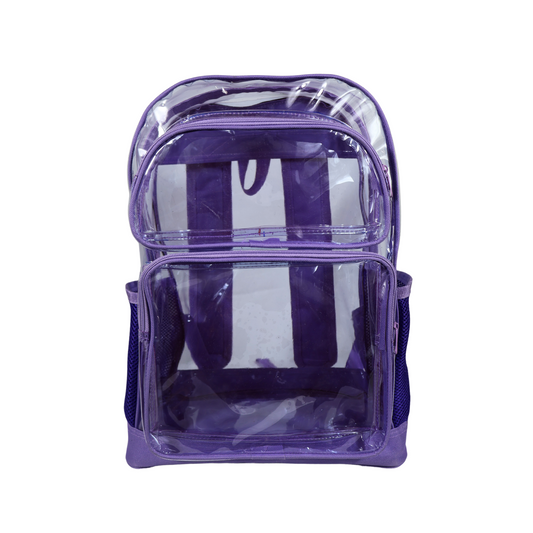 Mochila Transparente Jumbo Reforzada- Lila