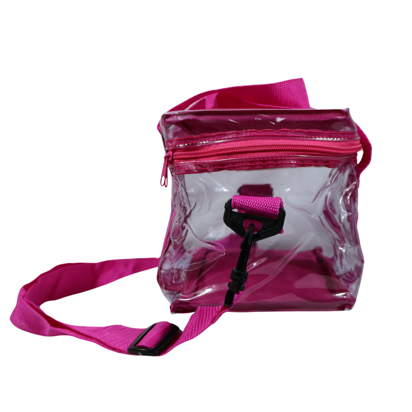 Lonchera Transparente Reforzada – Fucsia