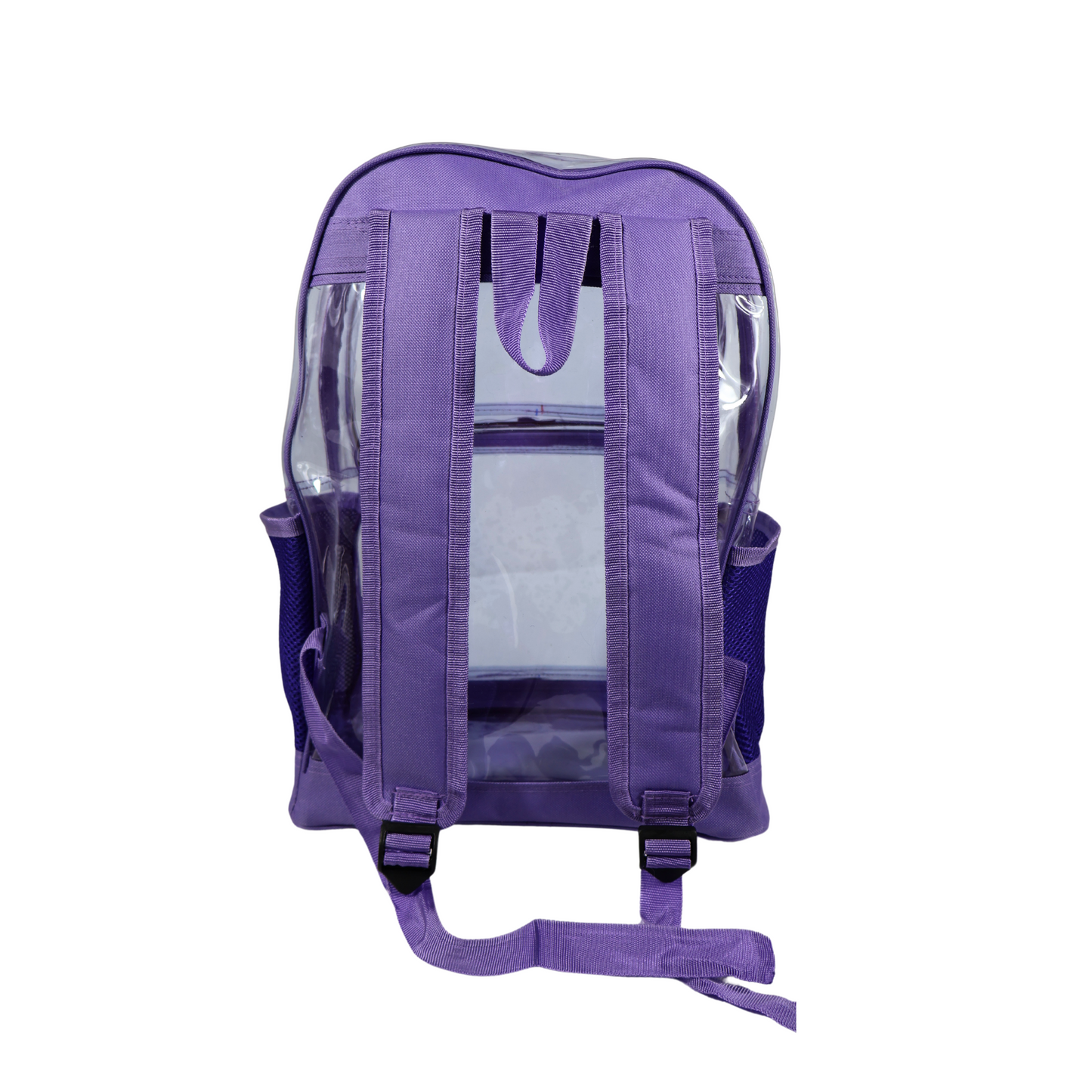 Mochila Transparente Jumbo Reforzada- Lila