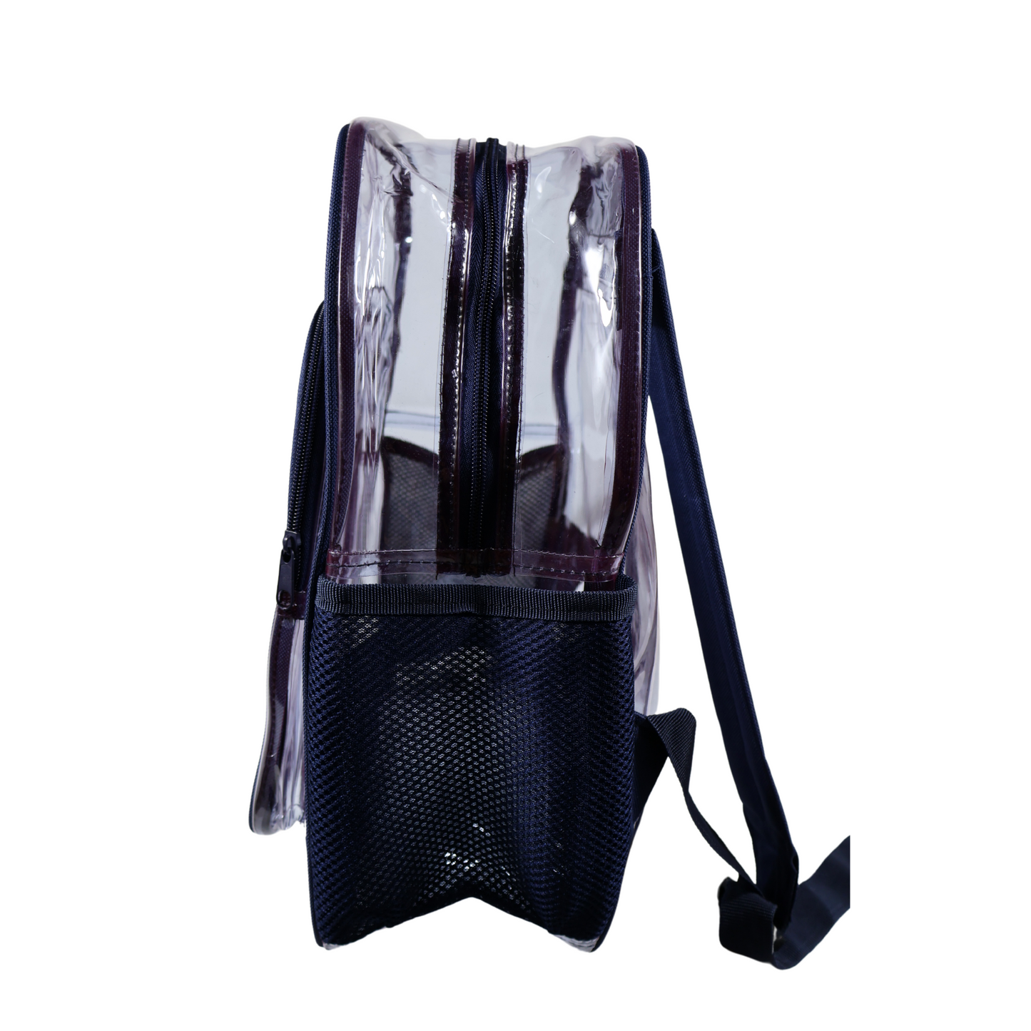 Mochila Transparente Modelo Mediano - Azul Marino
