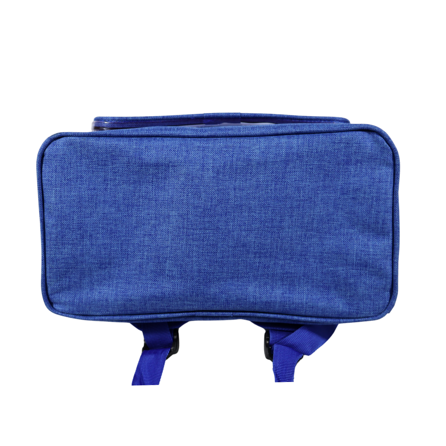 Mochila Transparente Lino Reforzada - Azul Rey