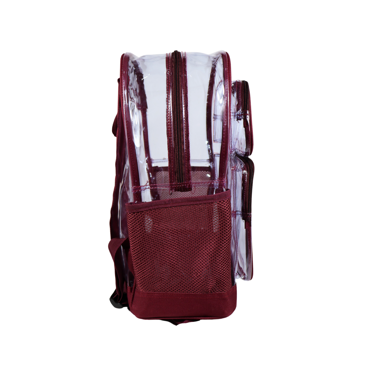 Mochila Transparente Reforzada - Rojo