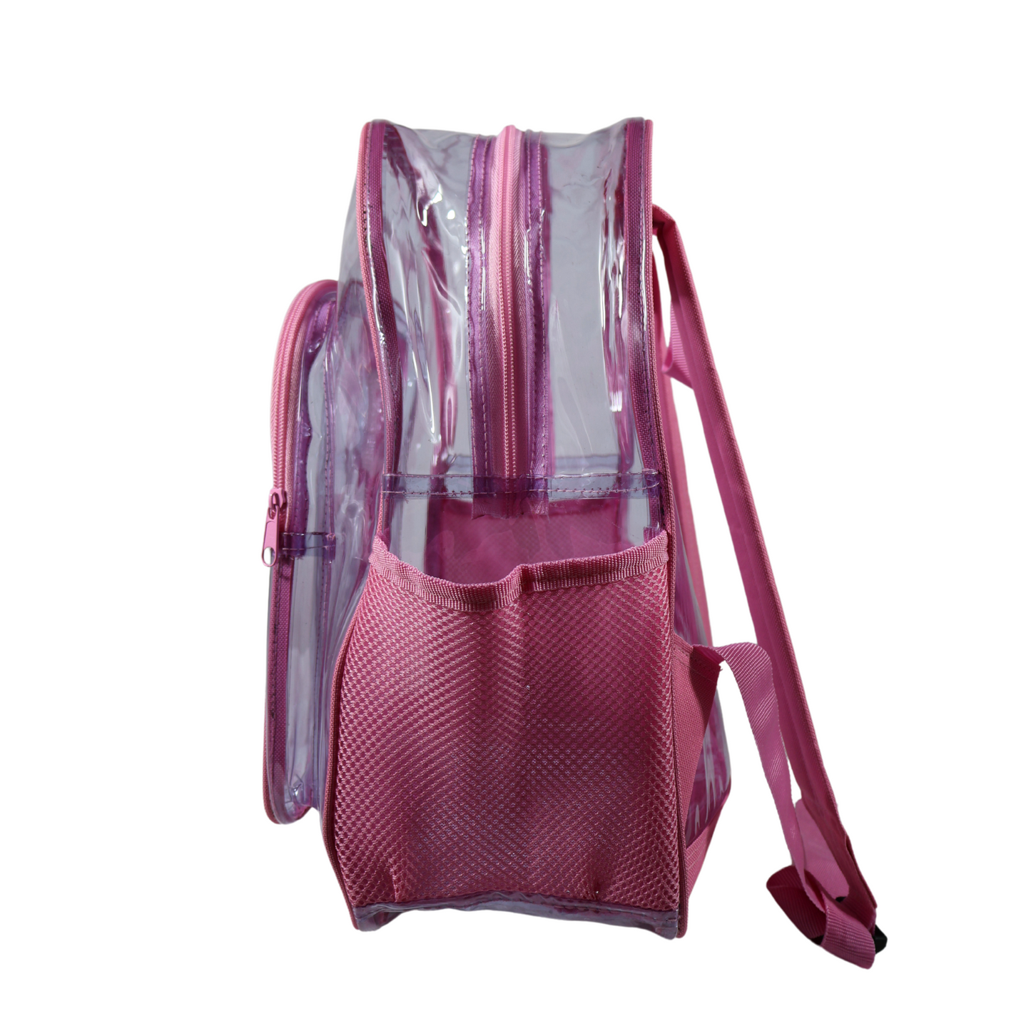 Mochila Transparente Modelo Mediano - Rosa