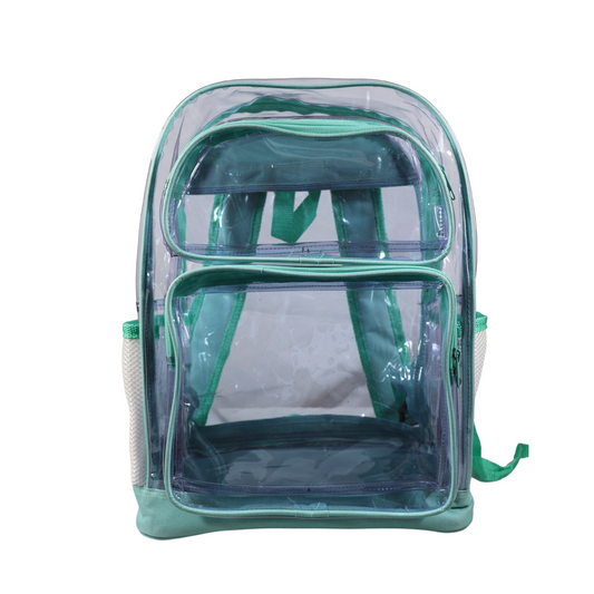 Mochila Transparente Jumbo Reforzada - Menta