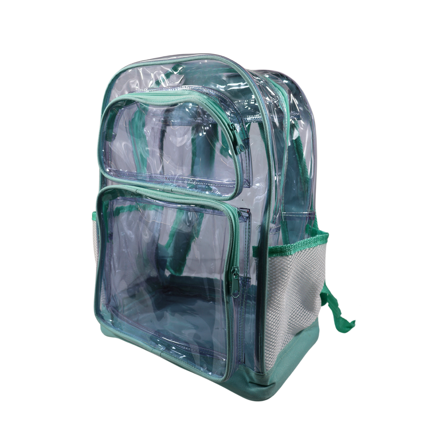 Mochila Transparente Jumbo Reforzada - Menta
