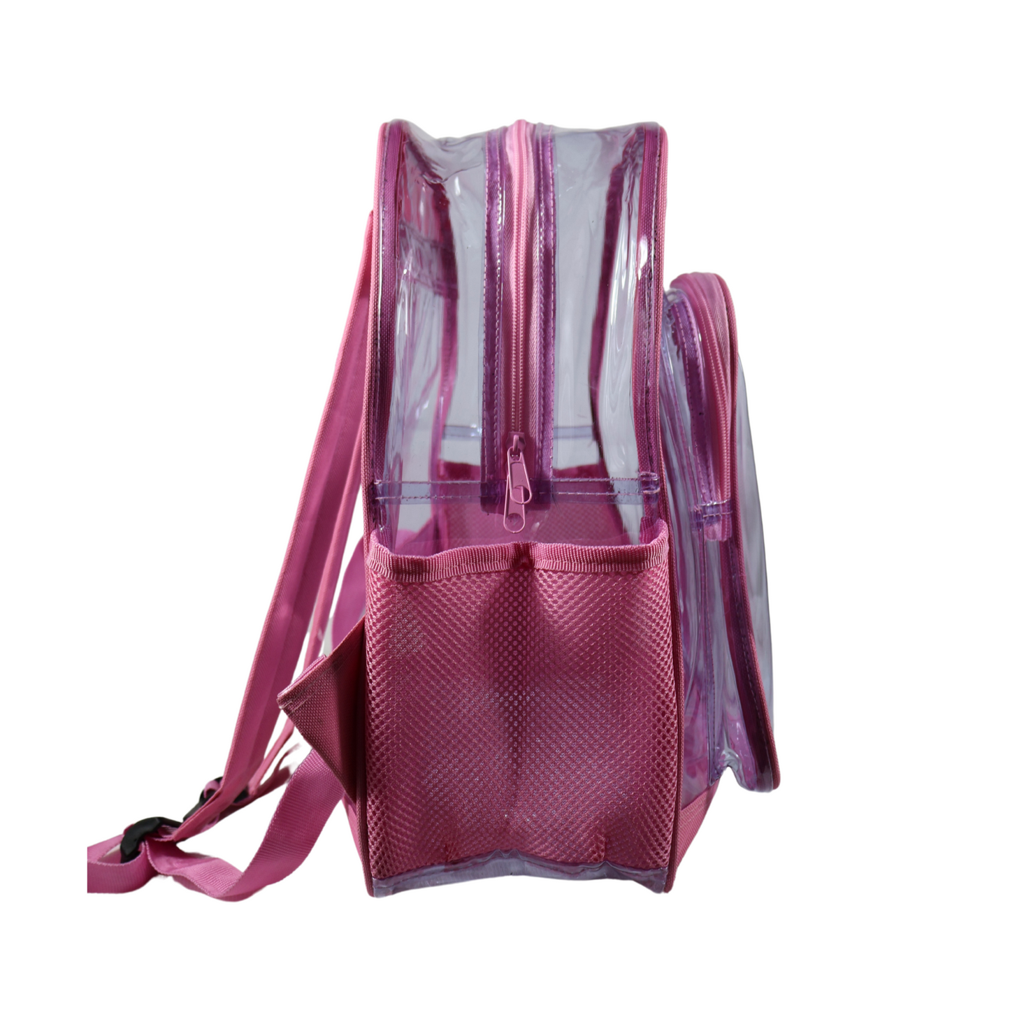 Mochila Transparente Modelo Mediano - Rosa