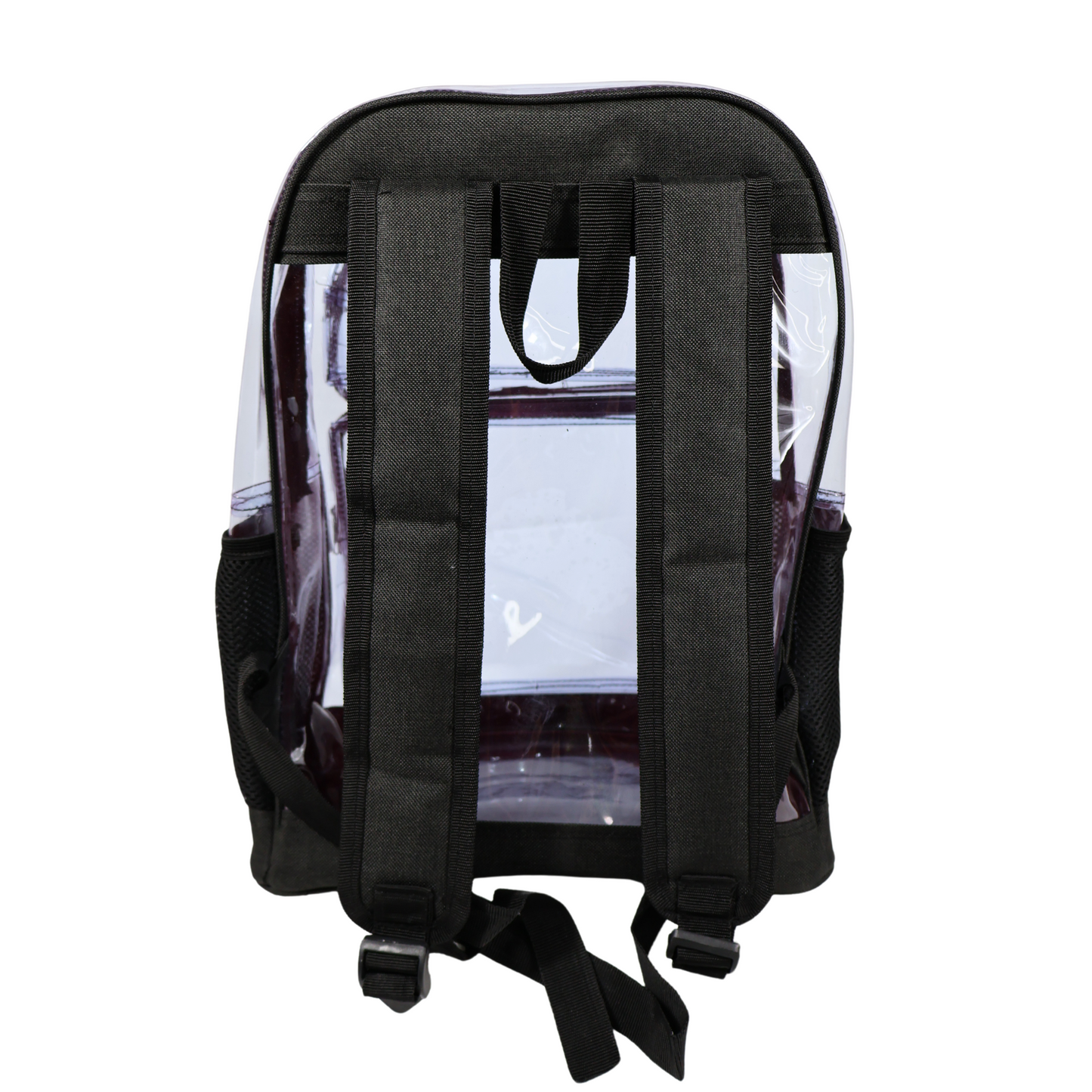 Mochila Transparente Lino Reforzada - Negro