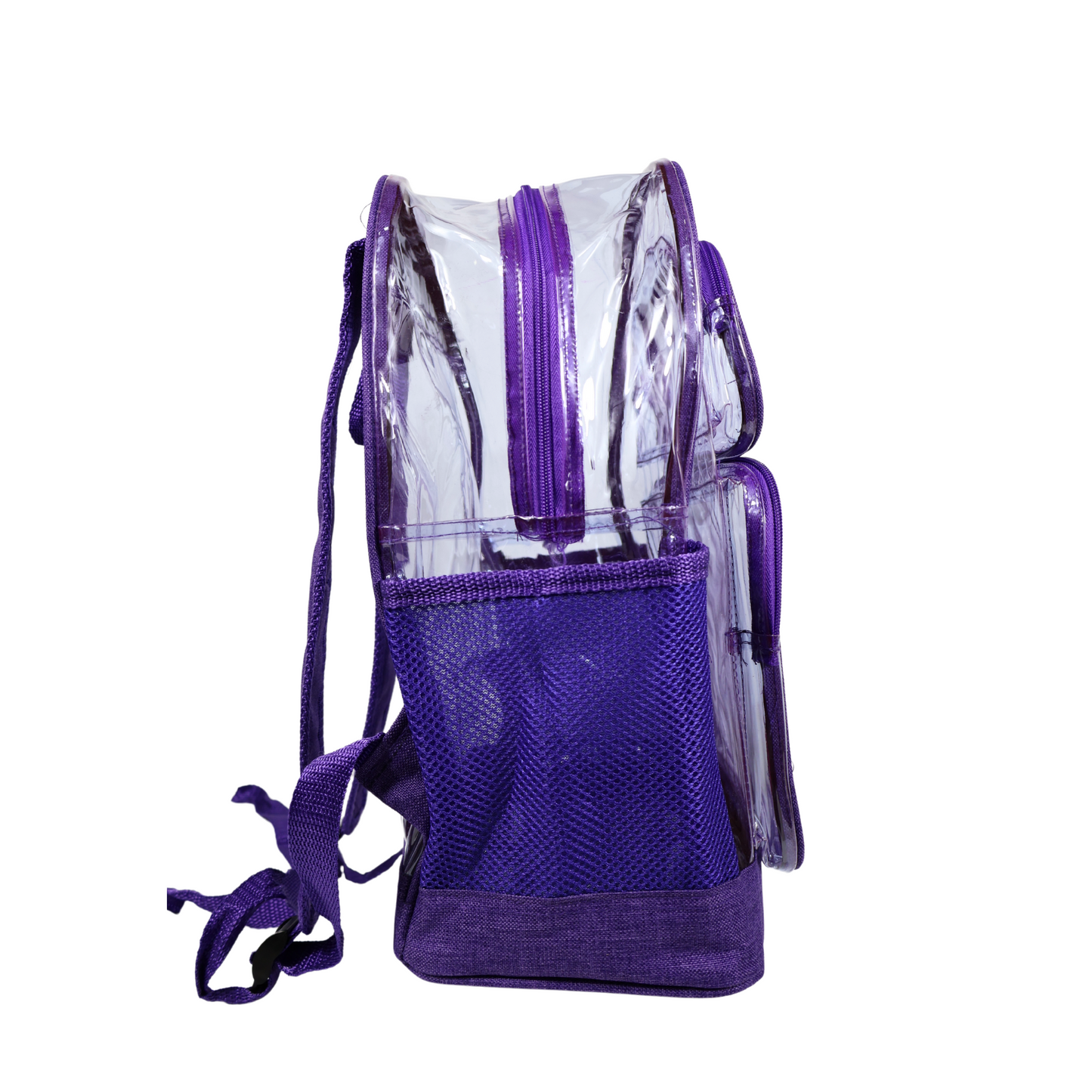 Mochila Transparente Lino Reforzada - Lila
