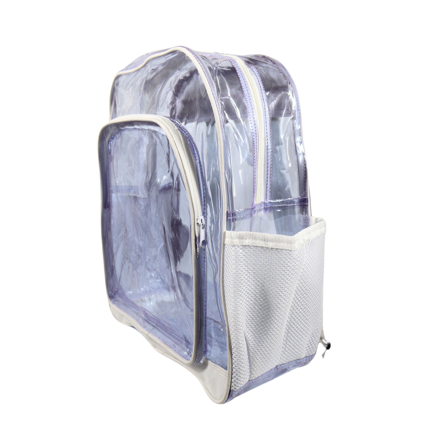 Mochila Transparente Modelo Mediano - Blanco