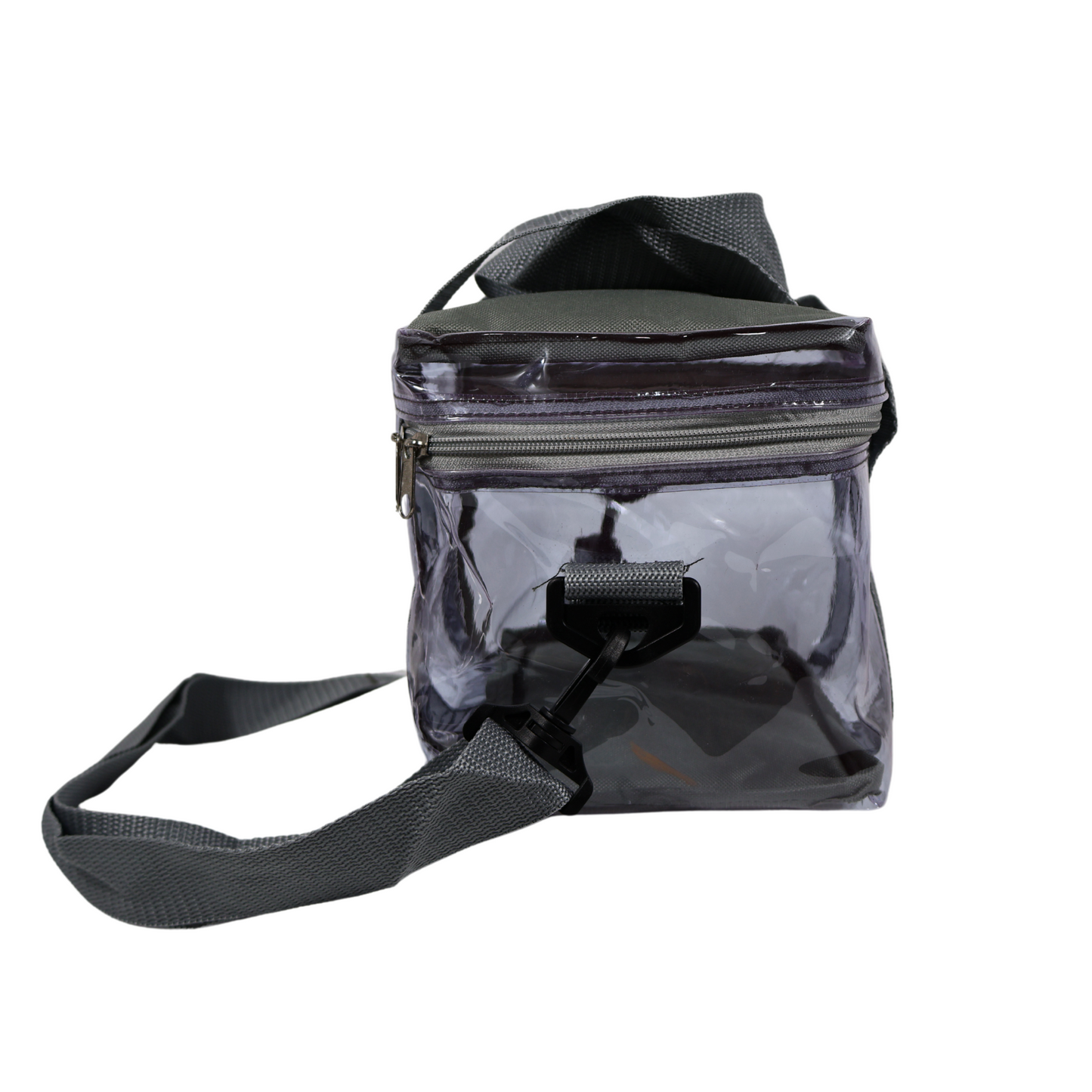 Lonchera Transparente Reforzada – Gris