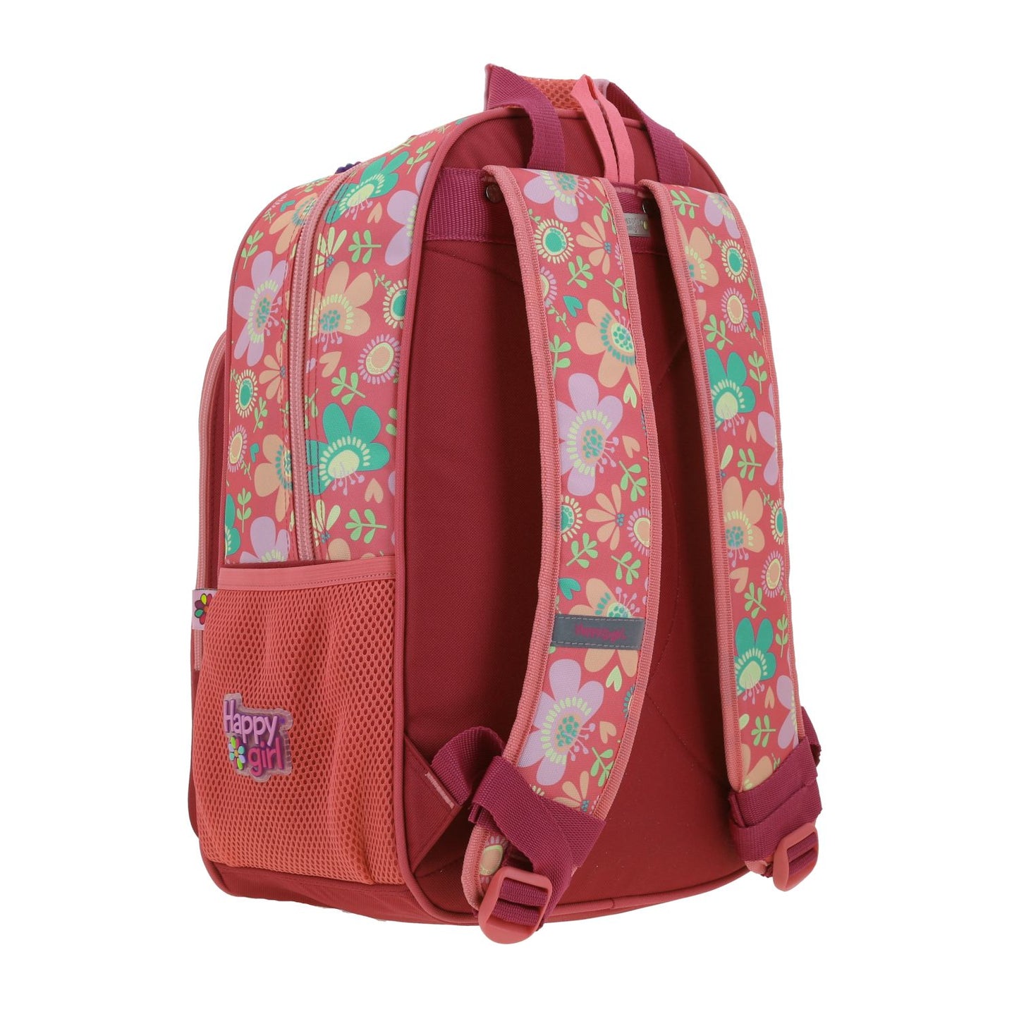 Mochila - Happy Girl - Flores - Chenson