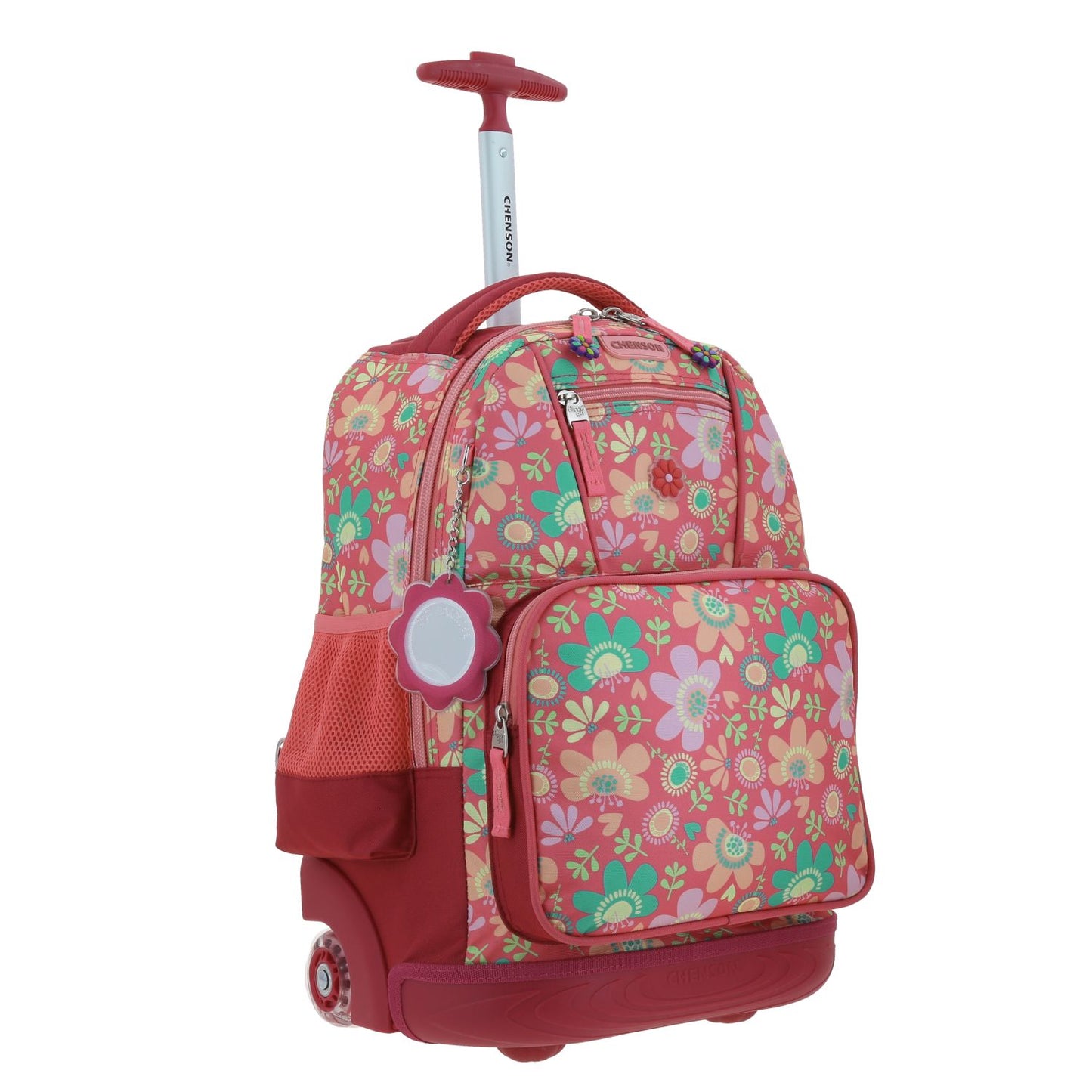 Mochila con Ruedas - Happy Girl - Flores - Chenson