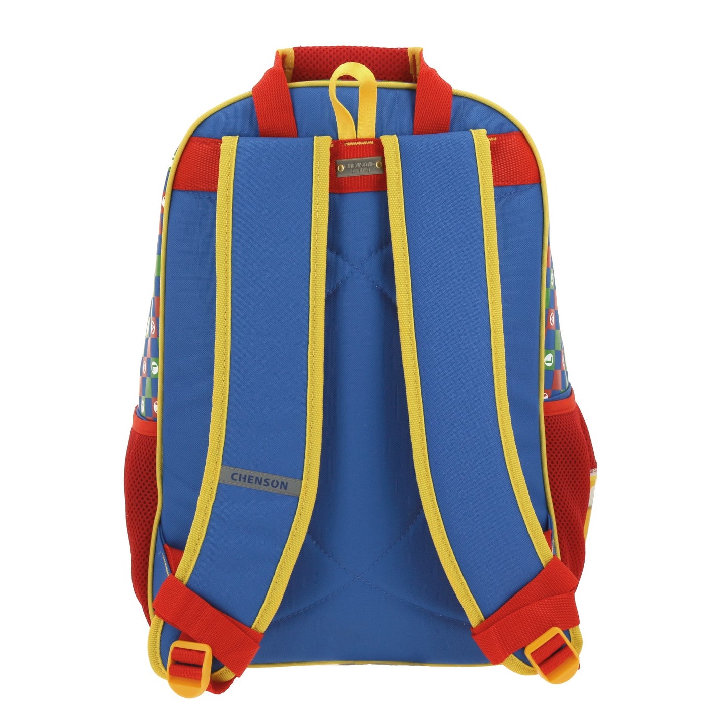 Mochila Escolar Super Mario - Mario y Luigi - Chenson - Azul y Roja