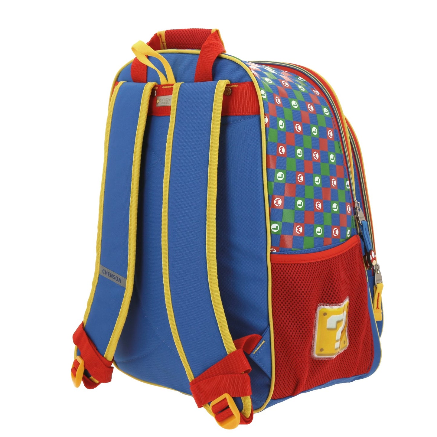 Mochila Escolar Super Mario - Mario y Luigi - Chenson - Azul y Roja