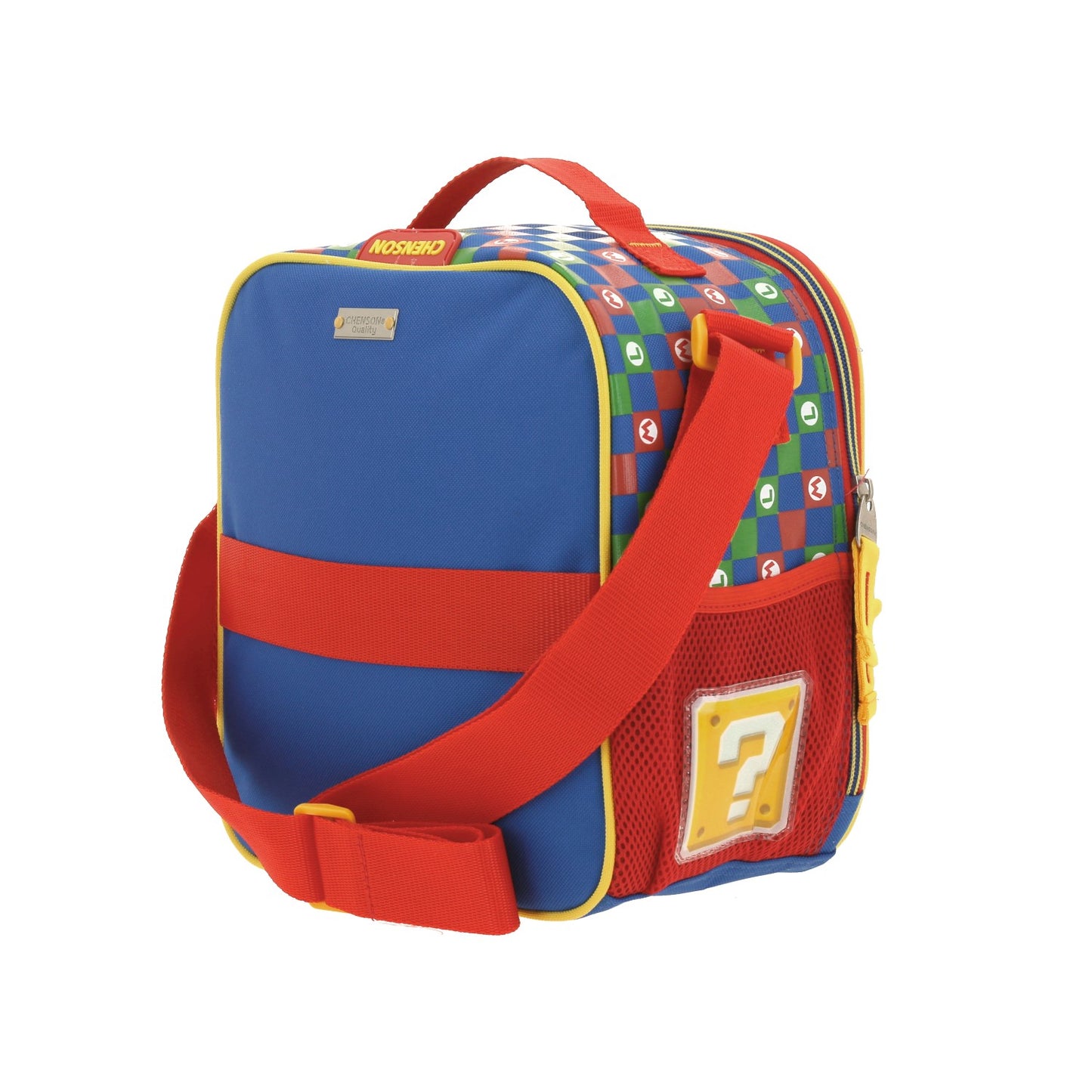 Lonchera Escolar Super Mario - Mario y Luigi - Chenson - Azul y Roja