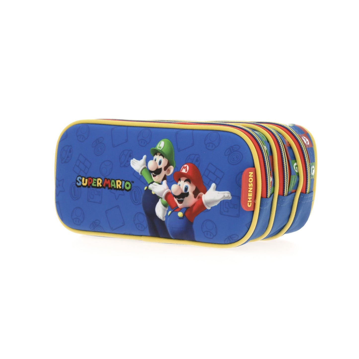 Lapicera Escolar Super Mario - Mario y Luigi - Chenson - Azul y Roja