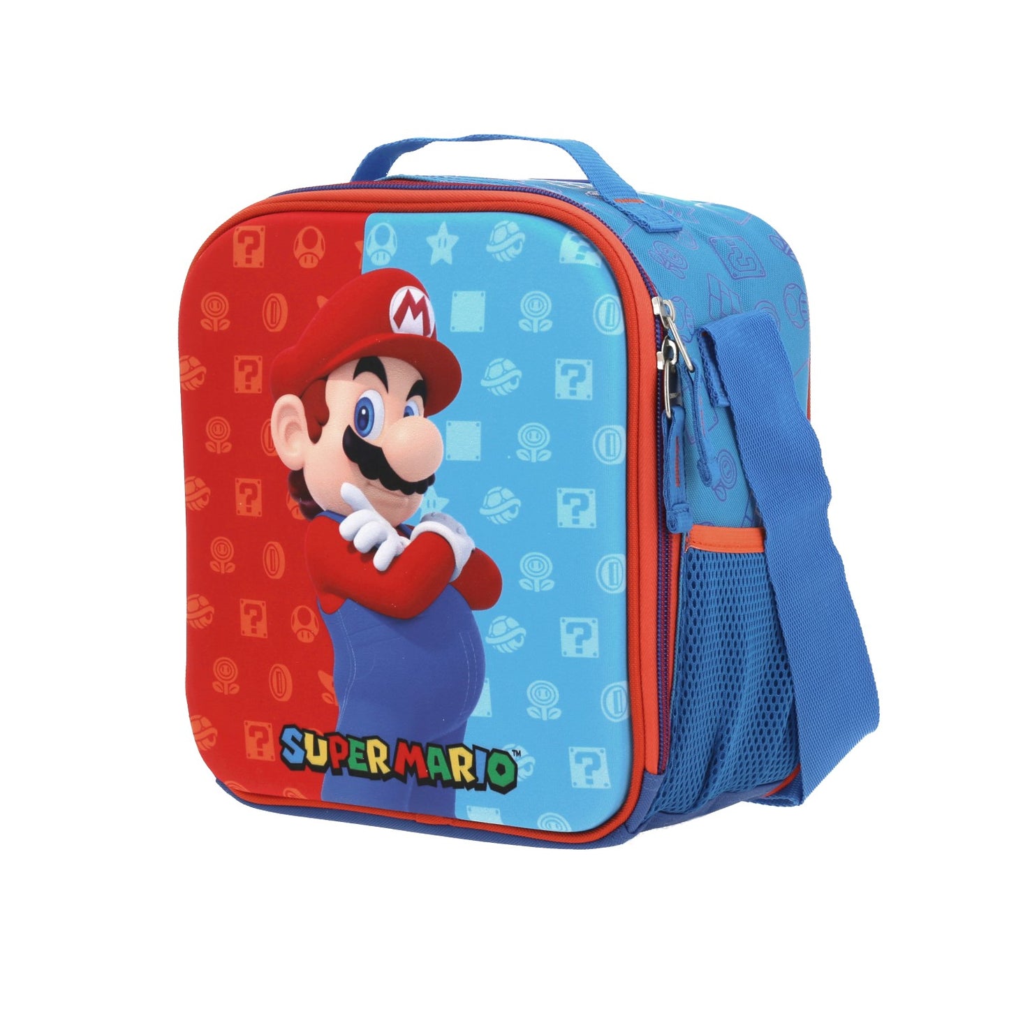 Lonchera Escolar Super Mario - Chenson - Azul y Roja