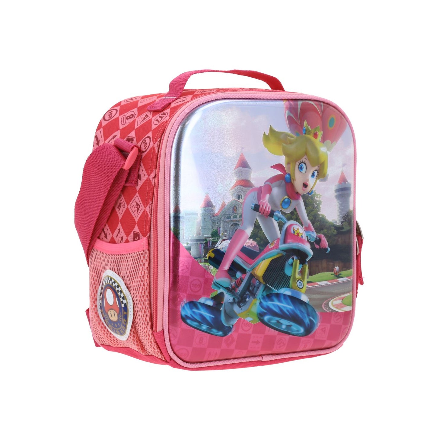 Lonchera Escolar Princesa Peach en Moto - Chenson - Rosa
