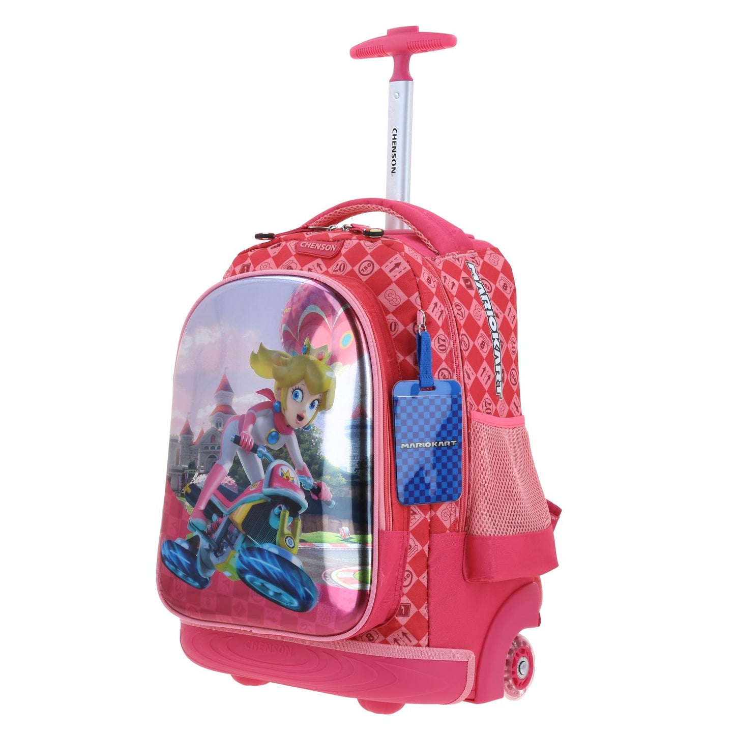 Mochila con Ruedas Princesa Peach en Moto - Chenson - Rosa