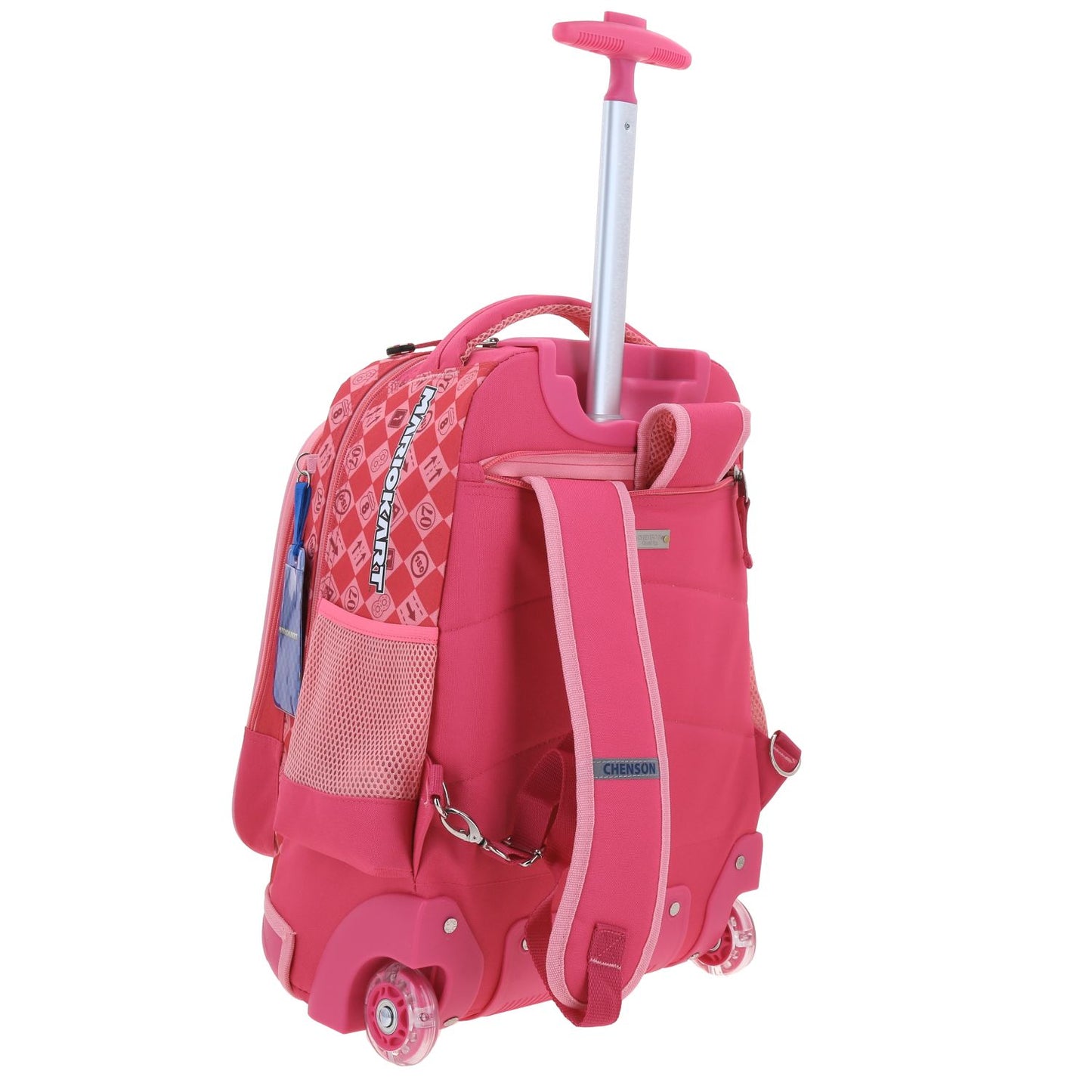 Mochila con Ruedas Princesa Peach en Moto - Chenson - Rosa