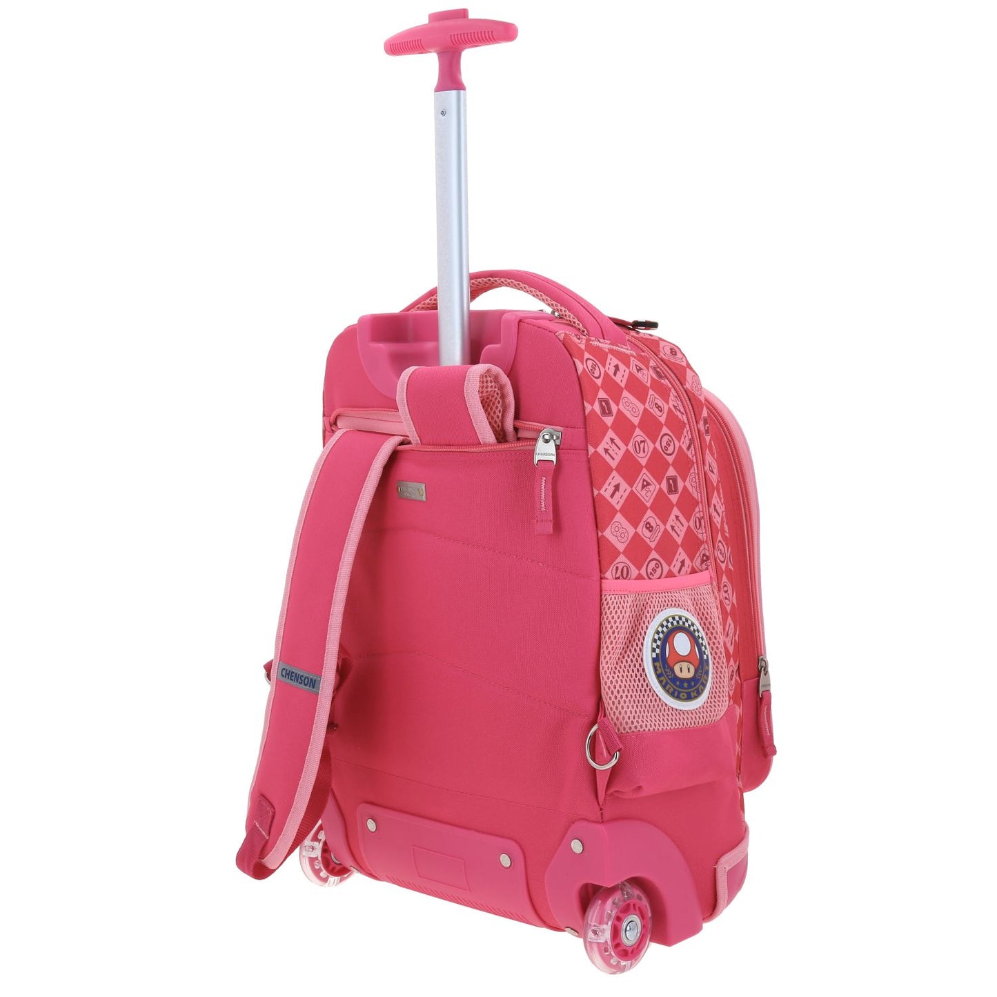 Mochila con Ruedas Princesa Peach en Moto - Chenson - Rosa
