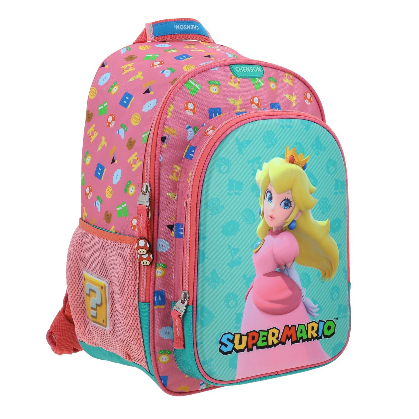 Mochila Escolar Princesa Peach - Chenson - Rosa