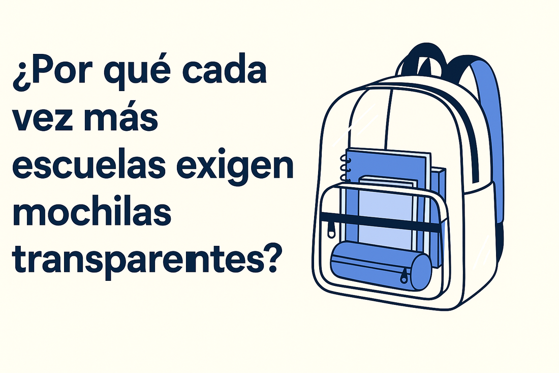 ¿Por qué cada vez más escuelas exigen mochilas transparentes?