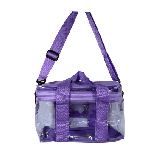 Lonchera Transparente Reforzada – Lila