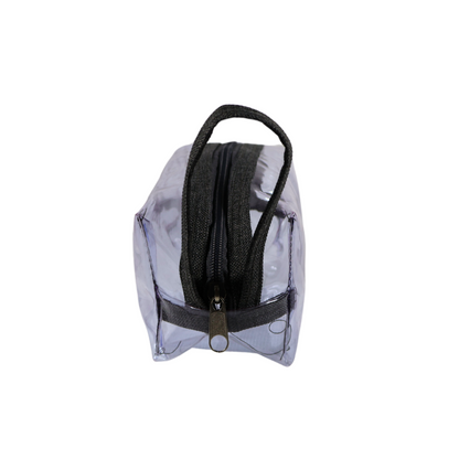 Lapicera Transparente Reforzada – Gris