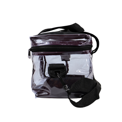 Lonchera Transparente Reforzada – Negro