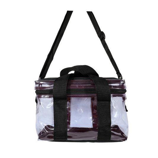 Lonchera Transparente Reforzada – Negro